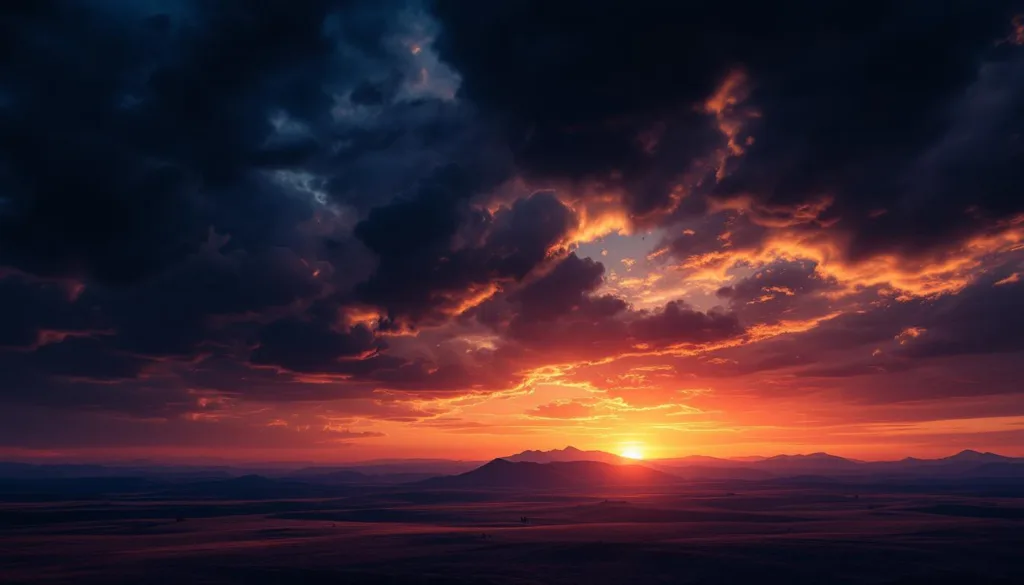 scopri questo fenomeno enigmatico che oscura il giorno come la notte, senza nuvole né tempesta, creando un'atmosfera unica e misteriosa.