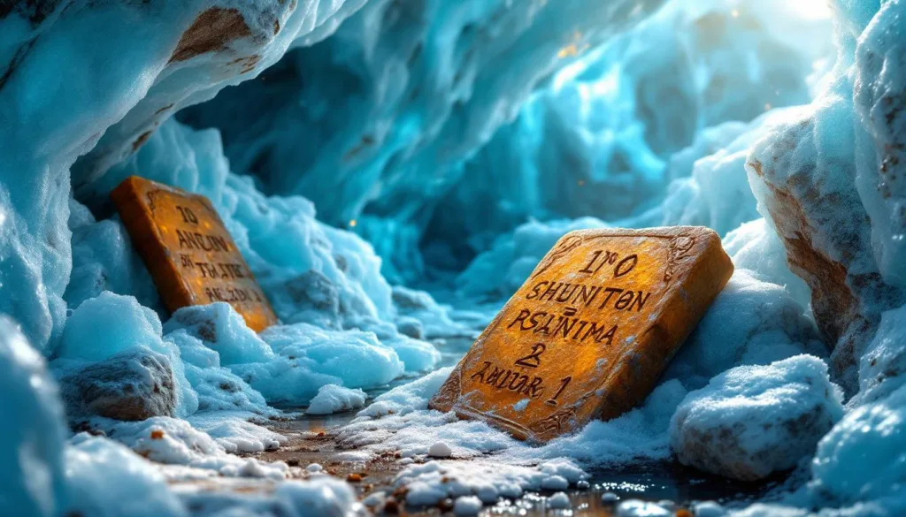 un archeologo scopre incredibili reperti in una grotta ghiacciata che riscrivono la storia, svelando misteri antichi e nuove conoscenze archeologiche.